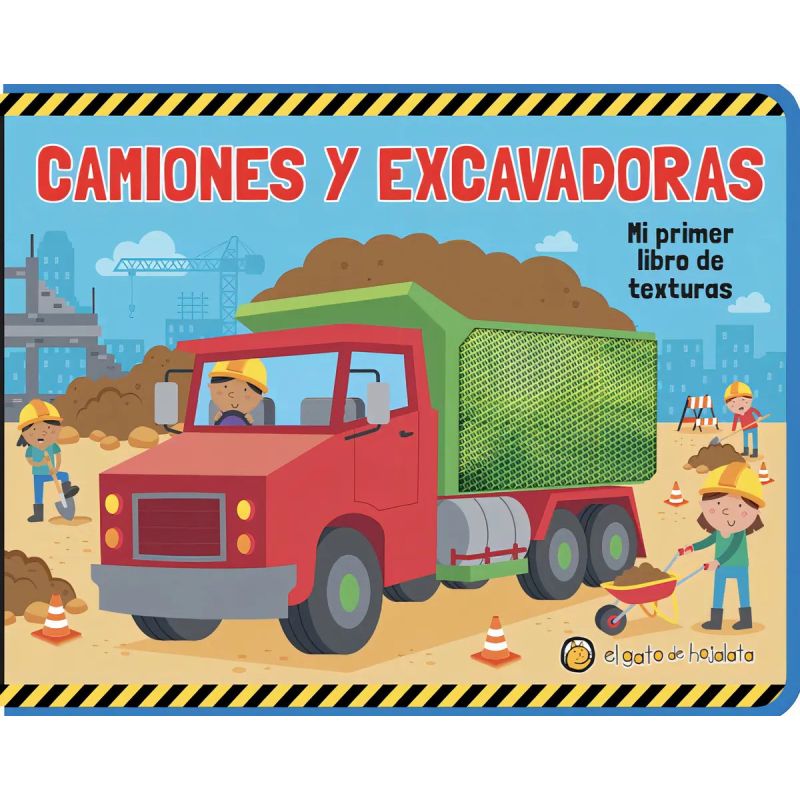 CAMIONES Y EXCAVADORAS - MI PRIMER LIBRO DE TEXTURAS (Nuevo)