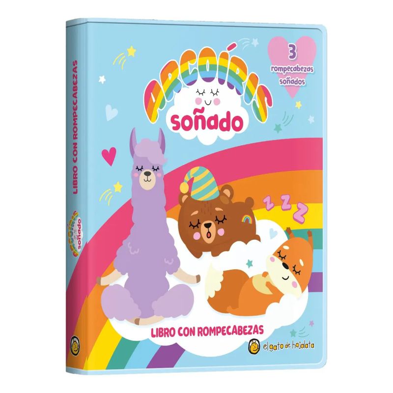 ARCOIRIS SOÑADO - PIECITAS DE GOMA - LIBRO CON ROMPECABEZAS - TD (Nuevo)