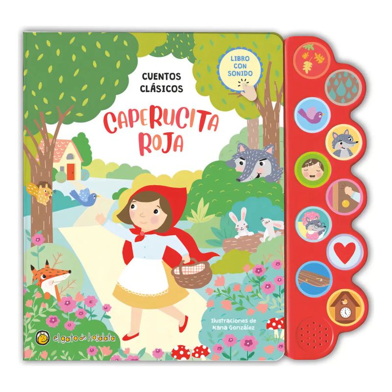 CAPERUCITA ROJA - MUNDO DE SONIDOS - CARTONE (Nuevo)
