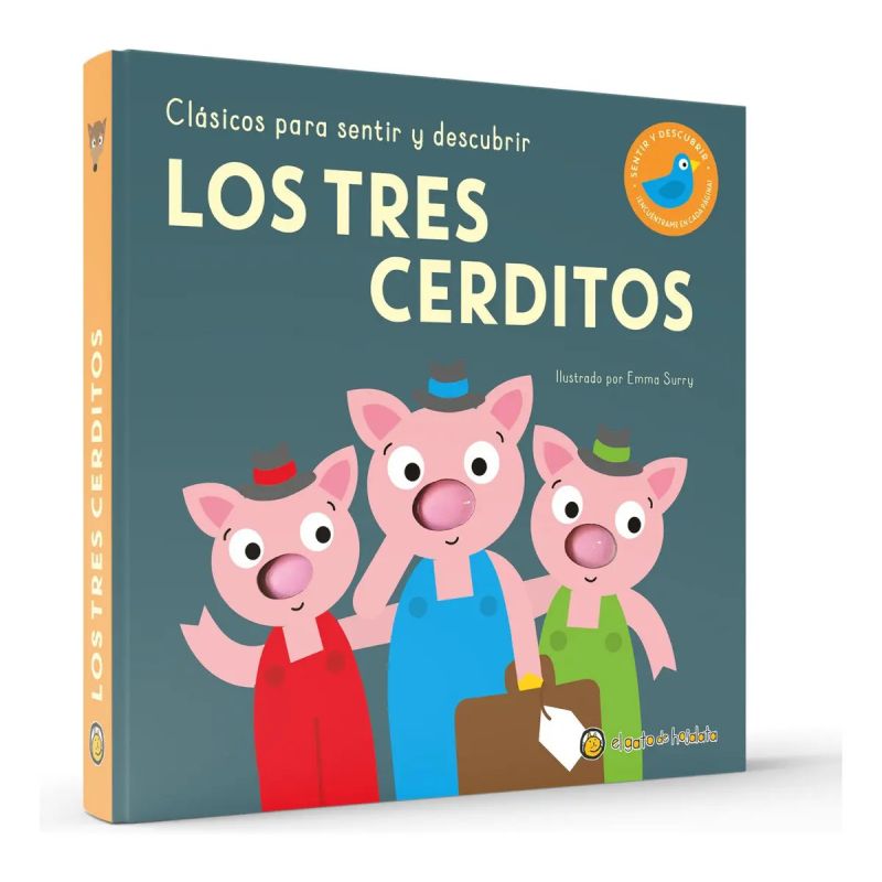 TRES CERDITOS, LOS - CLASICOS PARA SENTIR Y DESCUBRIR - CARTONE (Nuevo)