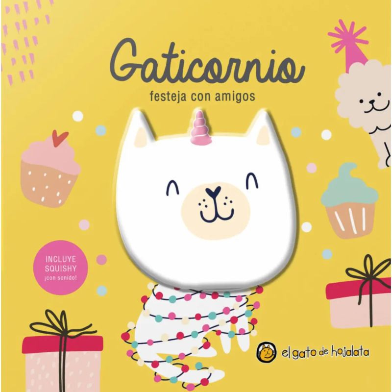 GATICORNIO FESTEJA CON AMIGOS - AMIGOS SQUISHY (Nuevo)