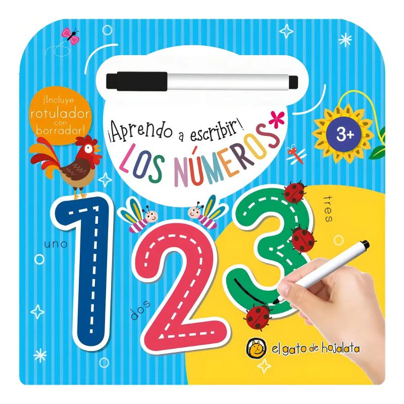 NUMEROS, LOS - APRENDO A ESCRIBIR - INCLUYE ROTULADOR CON BORRADOR (Nuevo)