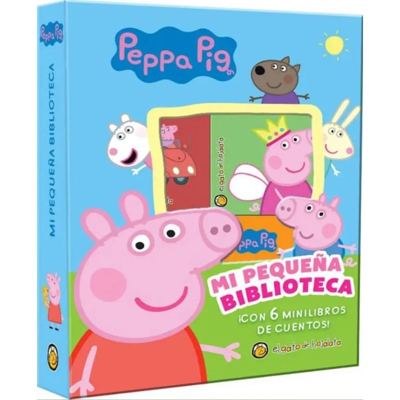MI PEQUEÑA BIBLIOTECA - PEPPA PIG - CARTONE (Nuevo)