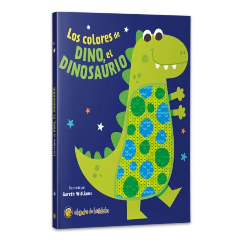 COLORES DE DINO, EL DINOSAURIO, LOS - LENTEJUELAS - TD (Nuevo)