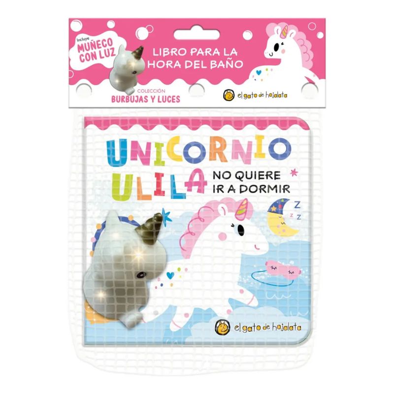 UNICORNIO ULILA NO QUIERE IR A DORMIR - BURBUJAS Y LUCES