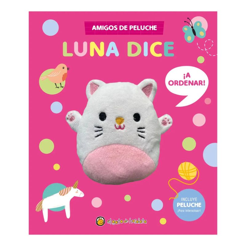 LUNA DICE A ORDENAR! - AMIGOS DE PELUCHE - CARTONE (Nuevo)