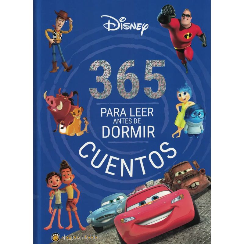 365 CUENTOS PARA LEER ANTES DE DORMIR DISNEY/PIXAR - TAPA AZUL - TD (Nuevo)