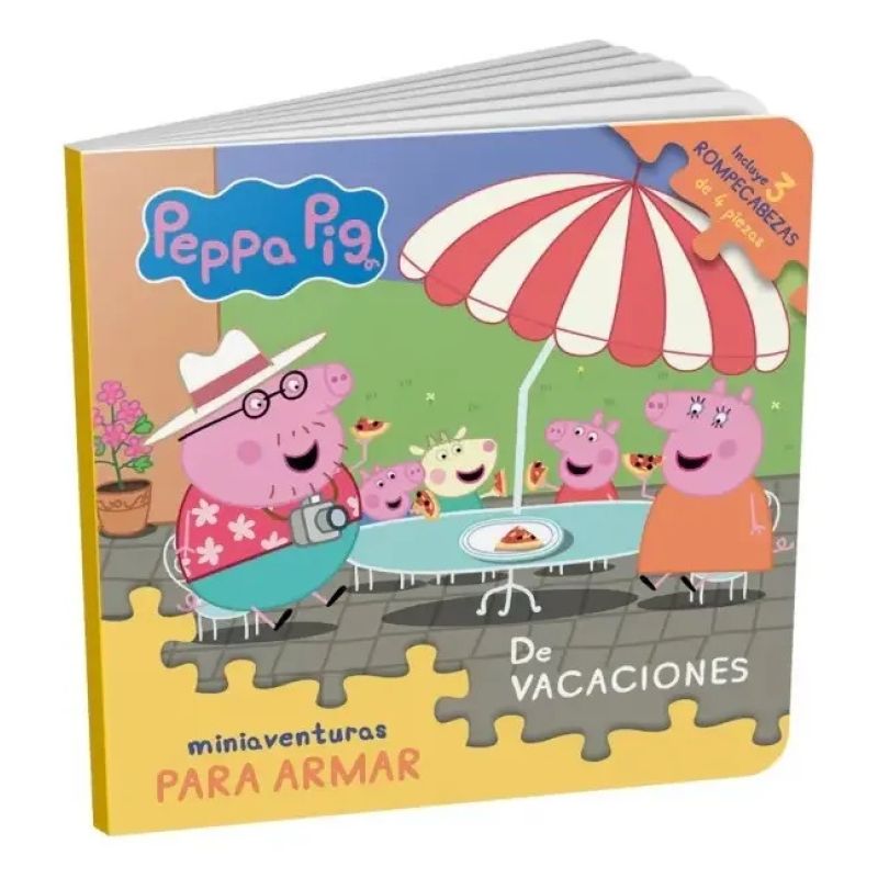 DE VACACIONES - MINI AVENTURAS PARA ARMAR - CARTONE (Nuevo)