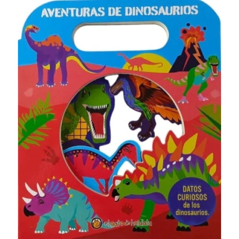 AVENTURAS DE DINOSAURIOS - DESCUBRO EN VALIJITA - CARTONE (Nuevo)