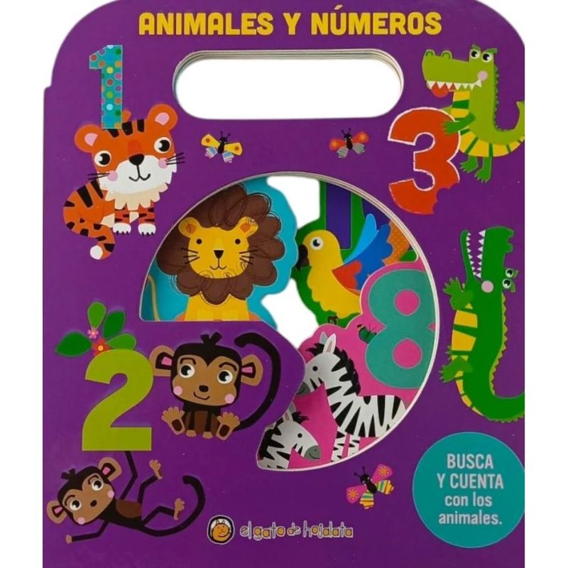 ANIMALES Y NUMEROS - DESCUBRO EN VALIJITA - CARTONE (Nuevo)