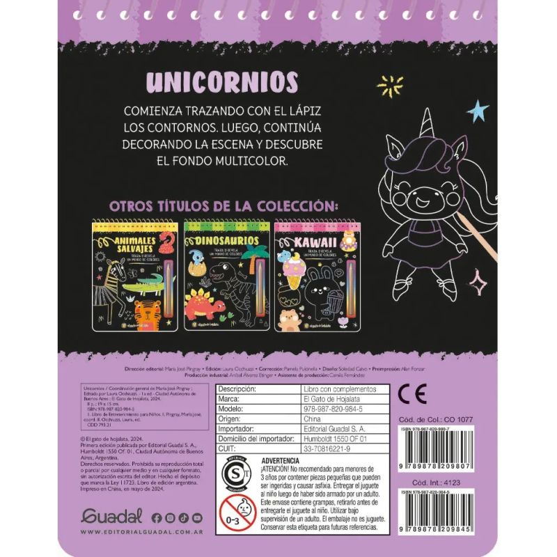 UNICORNIOS - TRAZA Y CREA (Nuevo) - Miniatura 2