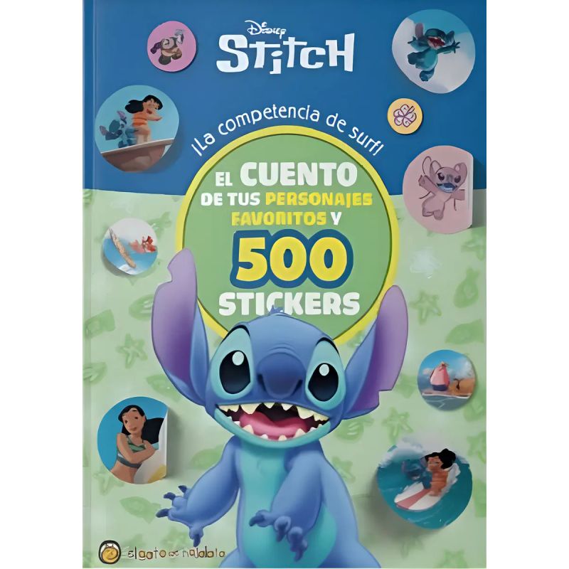 COMPETENCIA DE SURF, LA - LILO Y STITCH - MUNDO DE STICKERS (Nuevo)