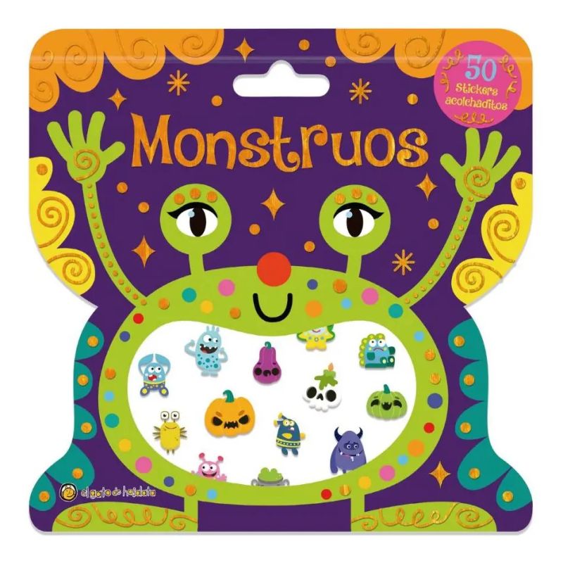 MONSTRUOS - STICKERS ACOLCHADITOS (Nuevo)