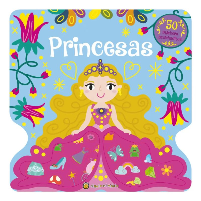 PRINCESAS - STICKERS ACOLCHADITOS (Nuevo)