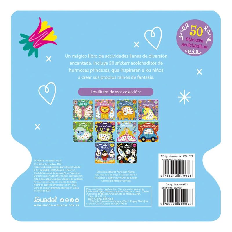 PRINCESAS - STICKERS ACOLCHADITOS (Nuevo) - Miniatura 2