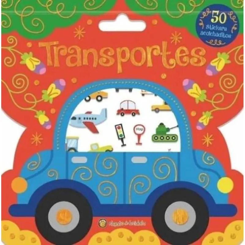 TRANSPORTES - STICKERS ACOLCHADITOS (Nuevo)