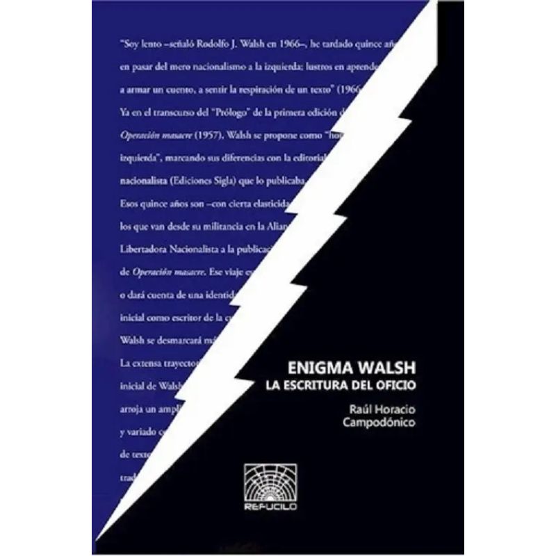 ENIGMA WALSH - LA ESCRITURA DEL OFICIO (Nuevo)