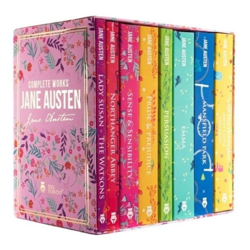 COMPLETE WORKS OF JANE AUSTEN (BOX SET x 8) (Nuevo)