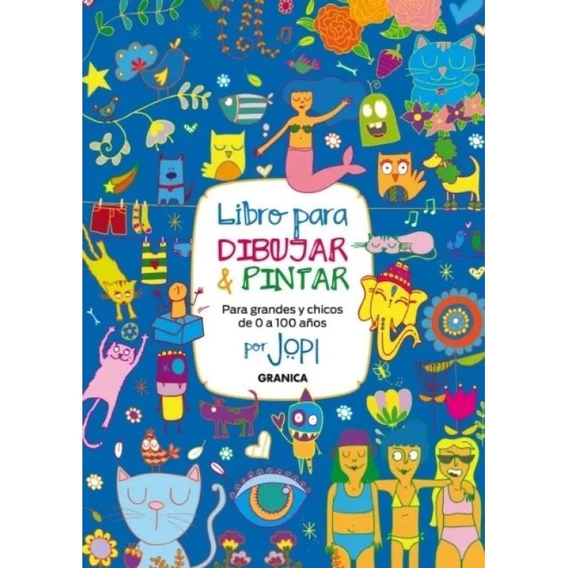 LIBRO PARA DIBUJAR Y PINTAR PARA GRANDES Y CHICOS (Nuevo)