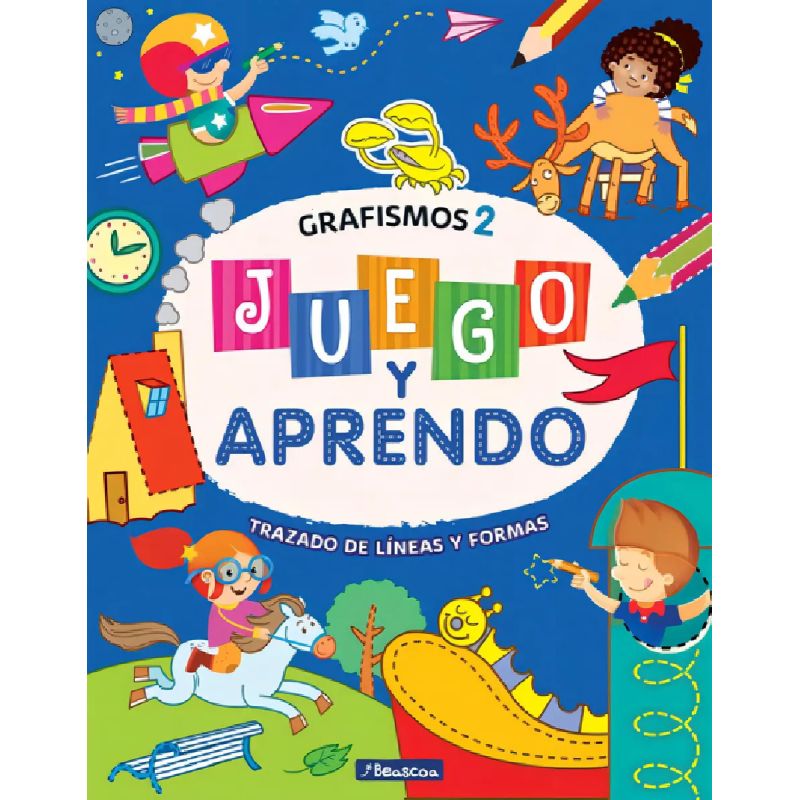 JUEGO Y APRENDO - GRAFISMOS 2 - TRAZADO DE LINEAS Y FORMAS (Nuevo)