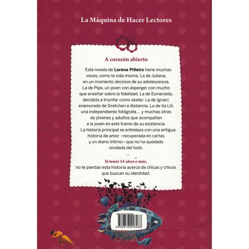 A CORAZON ABIERTO - LA MAQUINA DE HACER LECTORES CIRUELA (Nuevo) - Miniatura 2