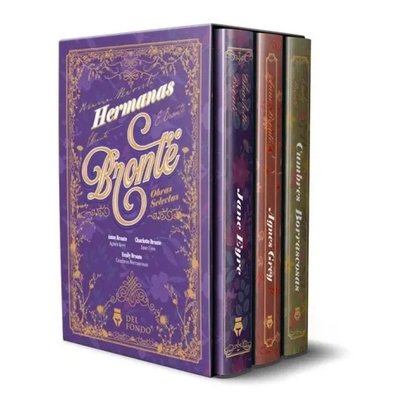 OBRAS SELECTAS DE LAS HERMANAS BRONTE - BOX SET 3 LIBROS (Nuevo)
