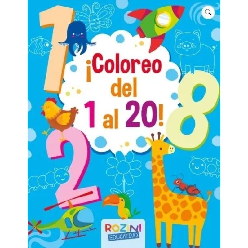 COLOREO DEL 1 AL 20 - MIS PRIMEROS APRENDIZAJES (Nuevo)