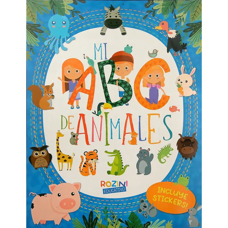 MI ABC DE ANIMALES - INCLUYE STICKERS (Nuevo)