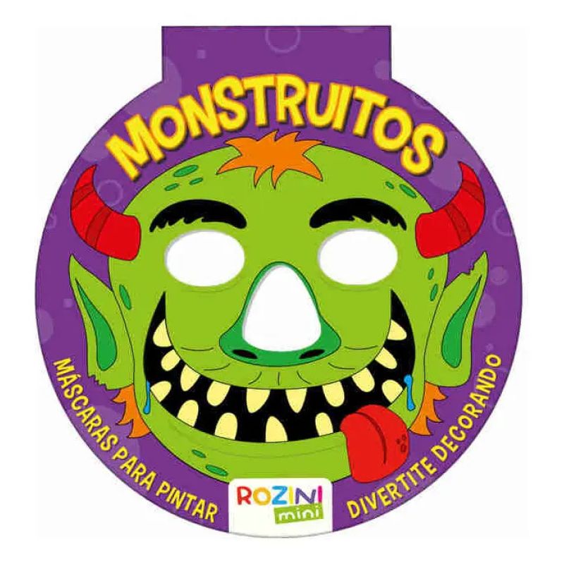 MONSTRUITOS - MASCARAS PARA PINTAR - DIVERTITE DECORANDO (Nuevo)