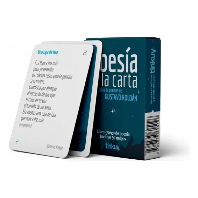 POESIA A LA CARTA - GUSTAVO ROLDAN - LIBRO + 50 CARTAS (Nuevo)