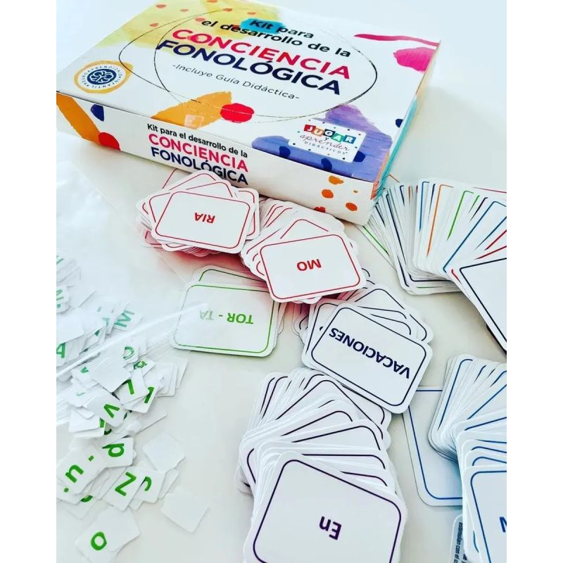KIT PARA EL DESARROLLO DE LA CONCIENCIA FONOLOGICA - JUEGO DIDACTICO (Nuevo) - Miniatura 2