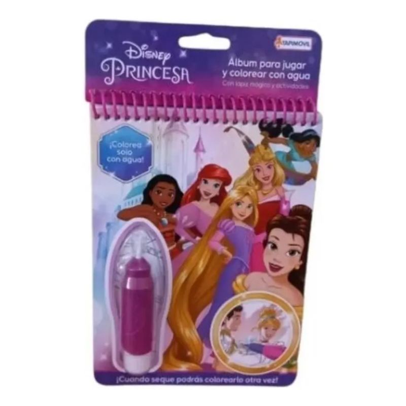 PRINCESA - AGUA WOW - TAPI ART (CARTONE) INCLUYE LAPIZ MAGICO DE AGUA