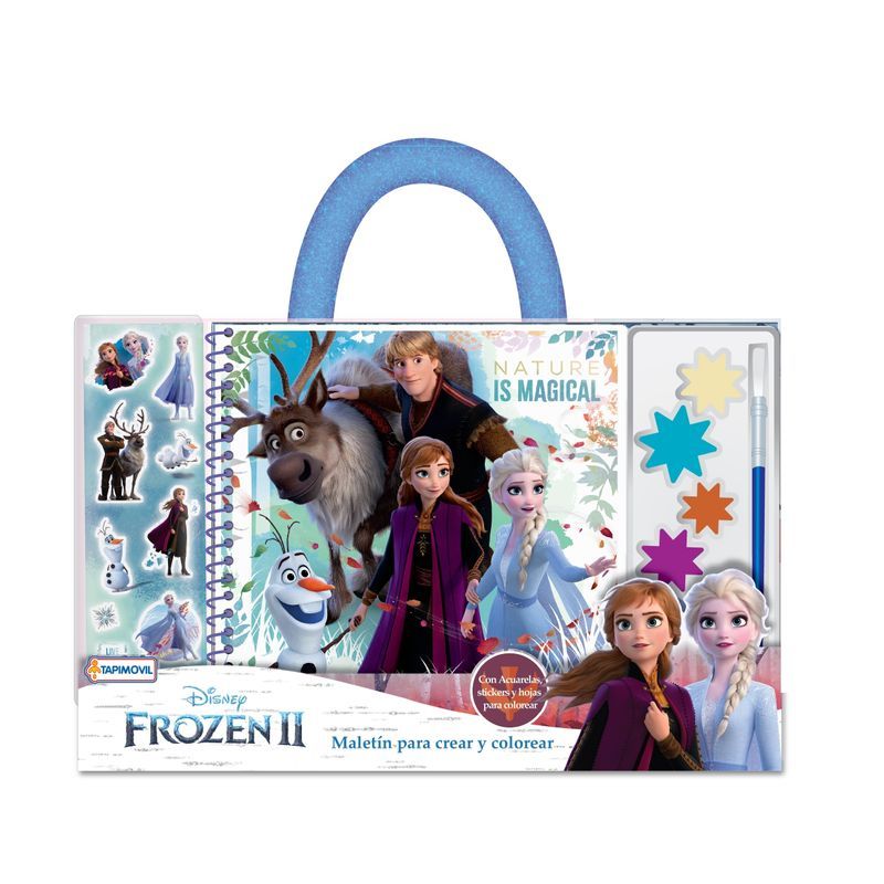 MALETIN PARA CREAR Y COLOREAR - FROZEN (Nuevo)
