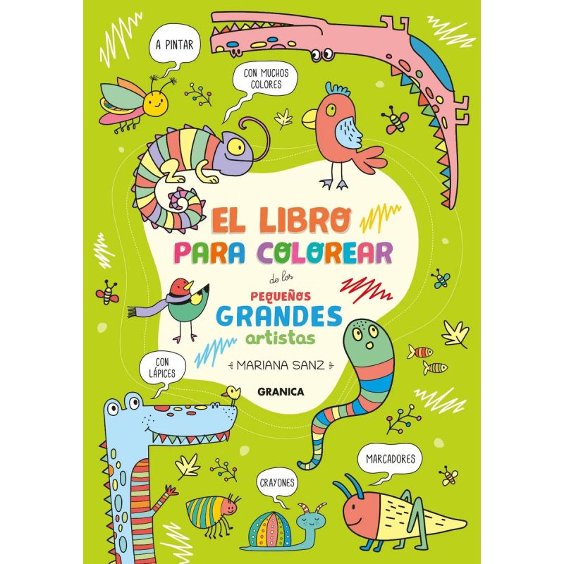 LIBRO PARA COLOREAR DE LOS PEQUEÑOS GRANDES ARTISTAS (Nuevo)