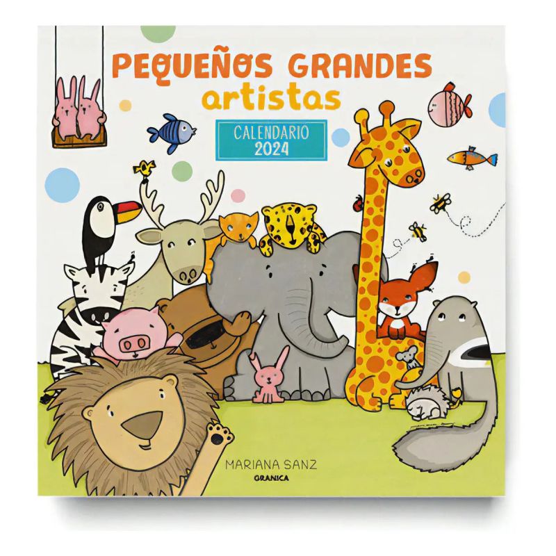 CALENDARIO 2024 PEQUEÑOS GRANDES ARTISTAS DE PARED (Nuevo)