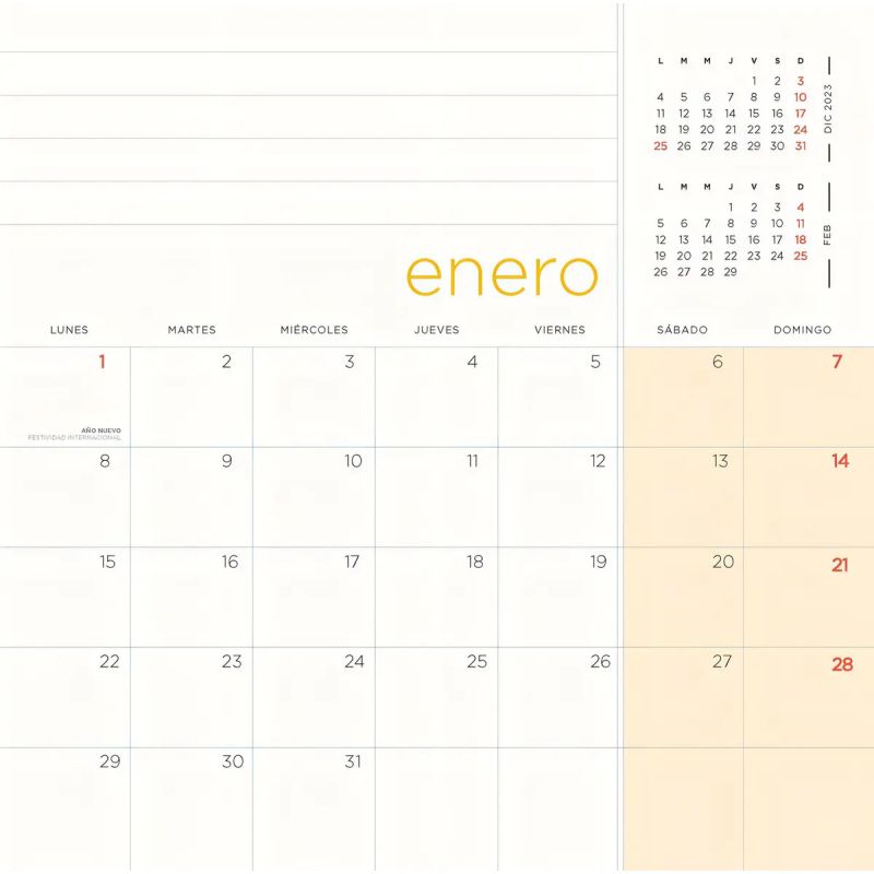 CALENDARIO 2024 KIWI ILUMINADO DE PARED (Nuevo) - Miniatura 2