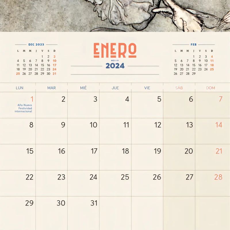 CALENDARIO 2024 ALICIA DE PARED (Nuevo) - Miniatura 2