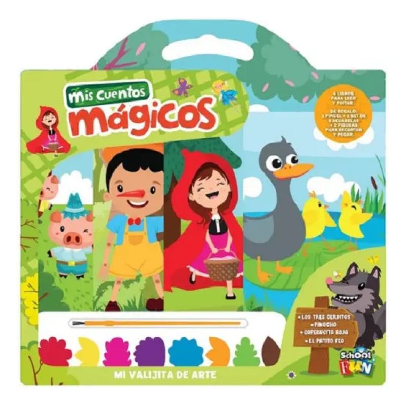 MIS CUENTOS MAGICOS - MI VALIJITA DE ARTE - IMPRENTA MAYUSCULA (Nuevo)