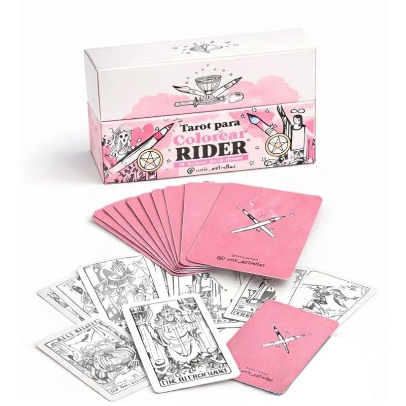 CAJA TAROT PARA COLOREAR RIDER (Nuevo)