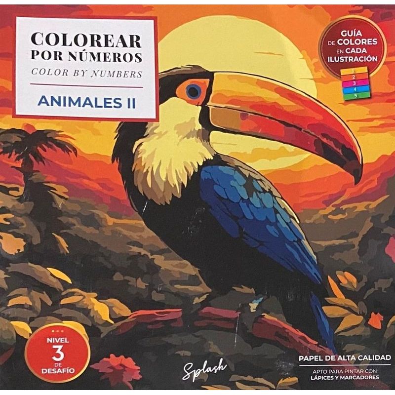 ANIMALES 2 - COLOREAR POR NUMEROS (Nuevo)