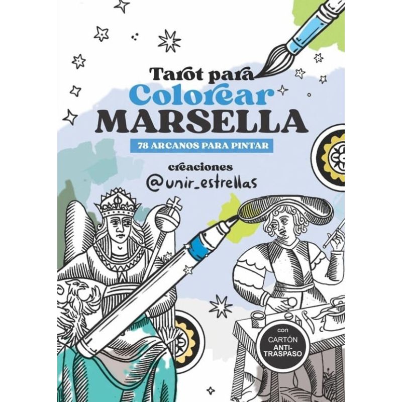 TAROT PARA COLOREAR - MARSELLA (Nuevo)
