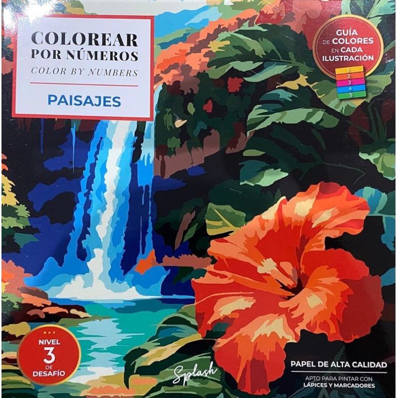 PAISAJES - COLOREAR POR NUMEROS (Nuevo)