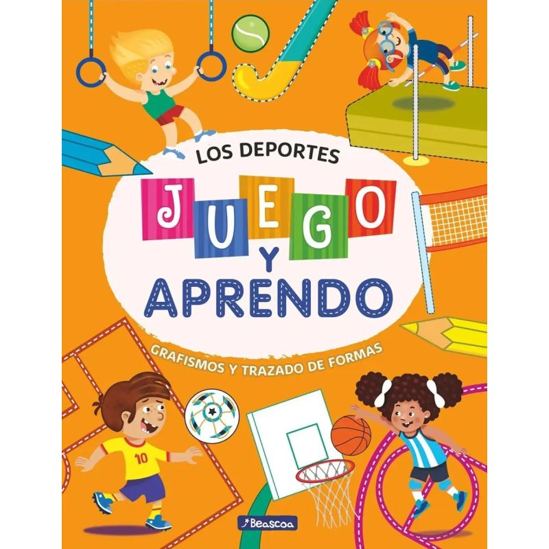 JUEGO Y APRENDO - LOS DEPORTES - GRAFISMOS Y TRAZADO DE FORMAS (Nuevo)