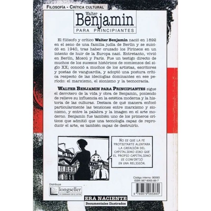 WALTER BENJAMIN PARA PRINCIPIANTES (Nuevo) - Miniatura 2