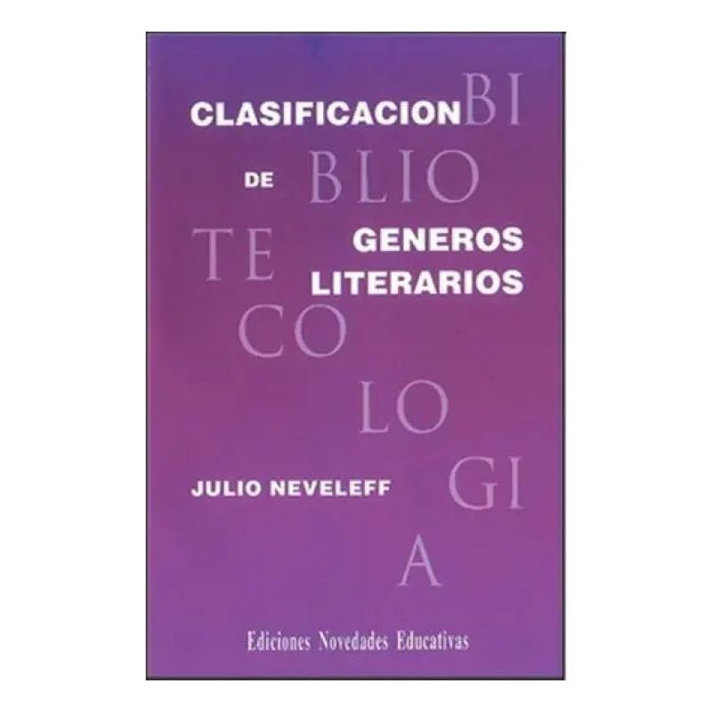 CLASIFICACION DE GENEROS LITERARIOS (Nuevo)