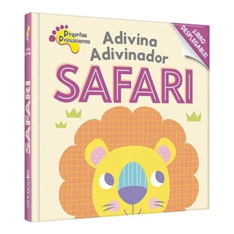 SAFARI - ADIVINA ADIVINADOR (CARTONE) LIBRO DESPLEGABLE (Nuevo)