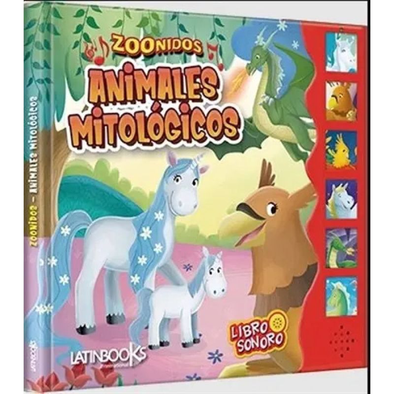 ANIMALES MITOLOGICOS - ZOONIDOS - LIBRO SONORO (CARTONE) (Nuevo)