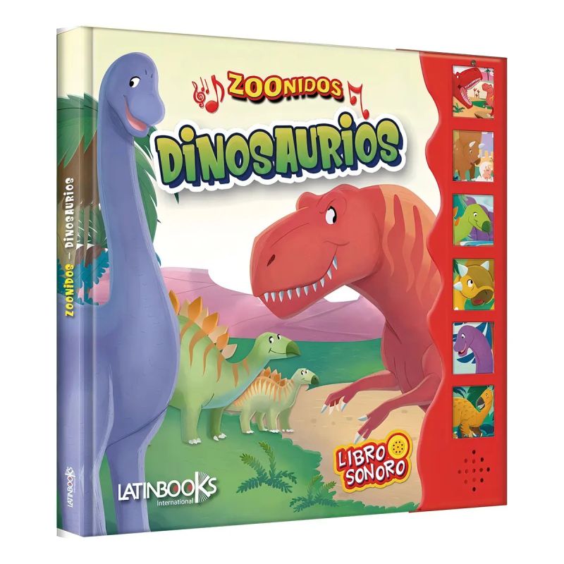 DINOSAURIOS - ZOONIDOS - LIBRO SONORO (CARTONE) N/ED (Nuevo)