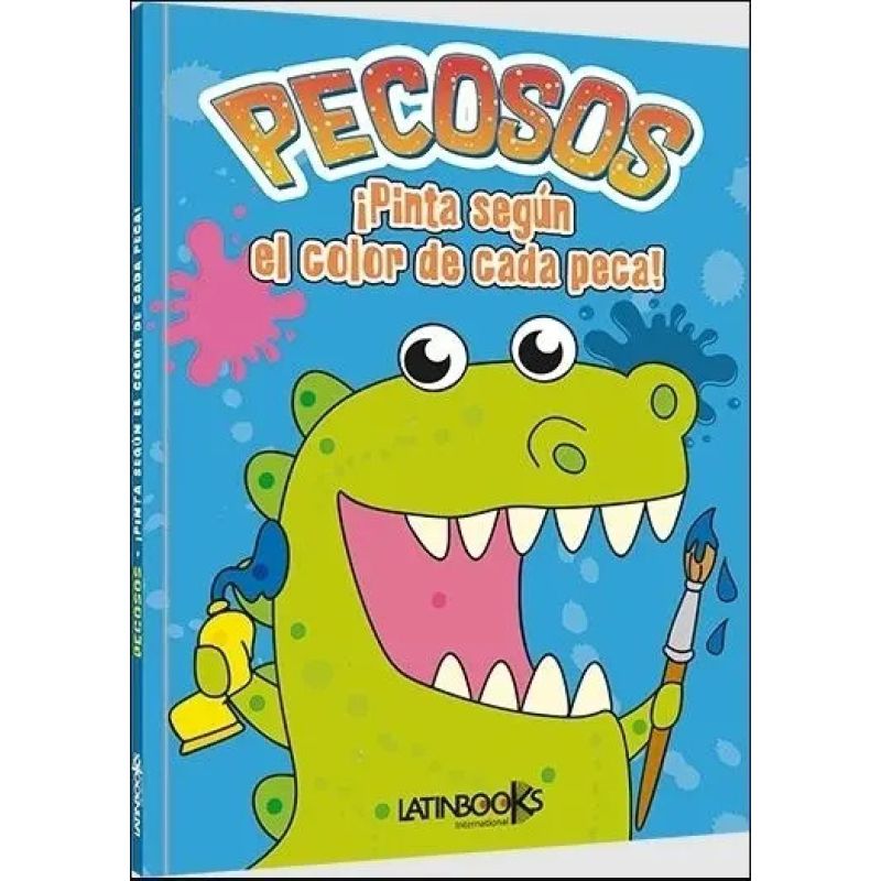 PECOSOS - PINTA SEGUN EL COLOR DE CADA PECA - CELESTE (Nuevo)