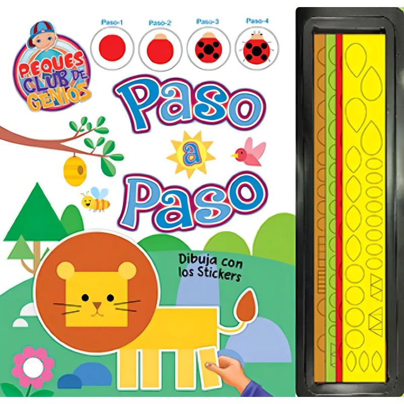 PASO A PASO - PEQUES CLUB DE GENIOS - (INCLUYE STICKERS) (Nuevo)